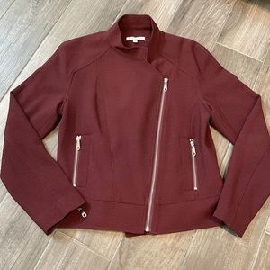 Rebecca Minkoff Maroon Zipper Jacket